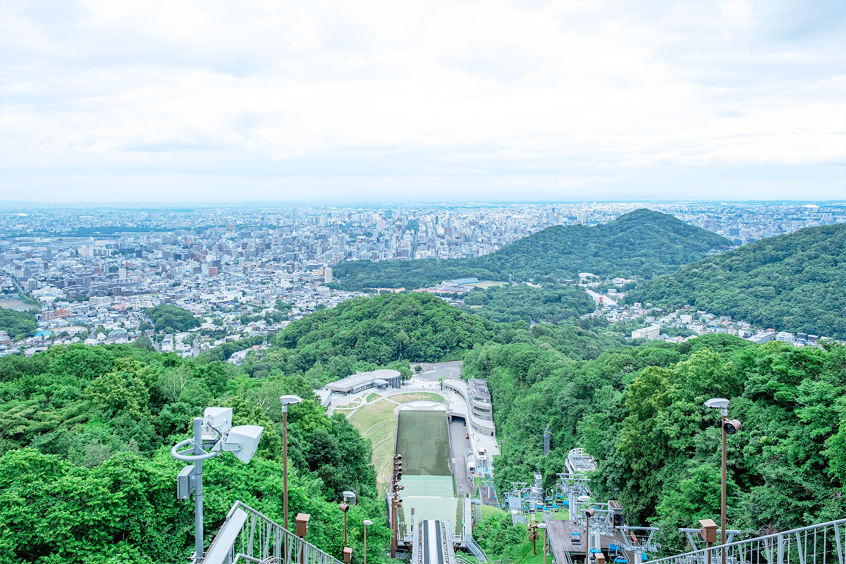 札幌市の町並み